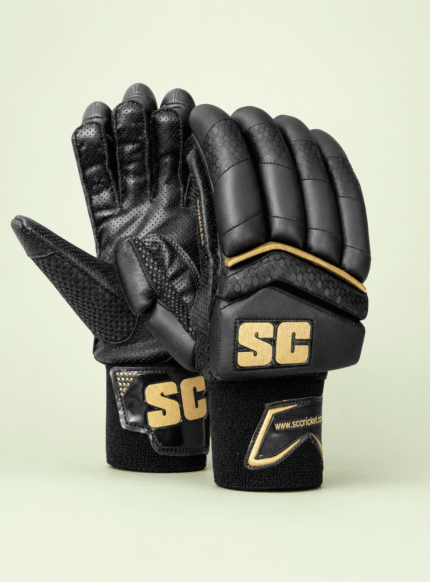 Test ( Black Batting Gloves)
